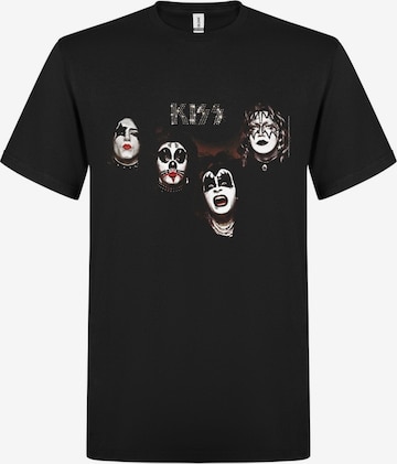 T-Shirt 'Kiss - 1974 T-SHIRT' Kiss en noir : devant