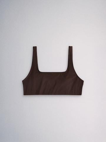 Bustier Hauts de bikini The Set en marron