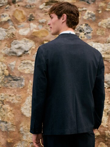 Coupe regular Veste de costume Next en bleu