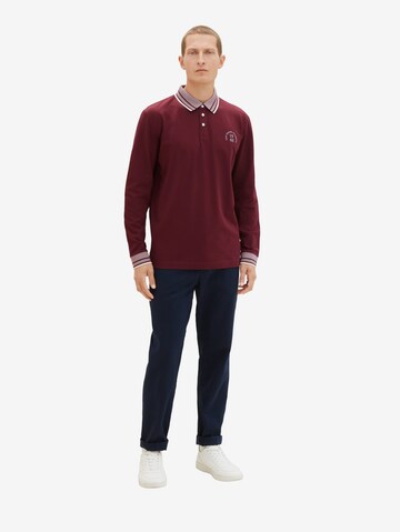 TOM TAILOR Poloshirt in Rot