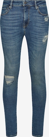 Skinny Jean Superdry en bleu : devant