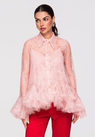 Ombre Bluse 'OW-SH-E0003' in Pink