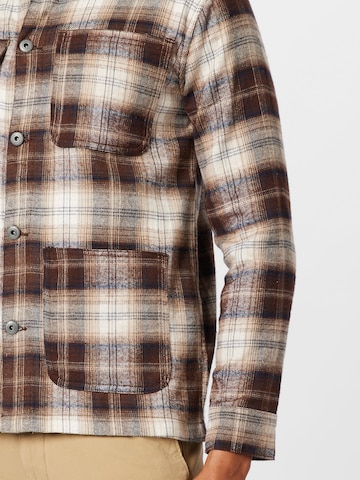 BRAVE SOUL Prehodna jakna 'TECHNIQUE' | rjava barva