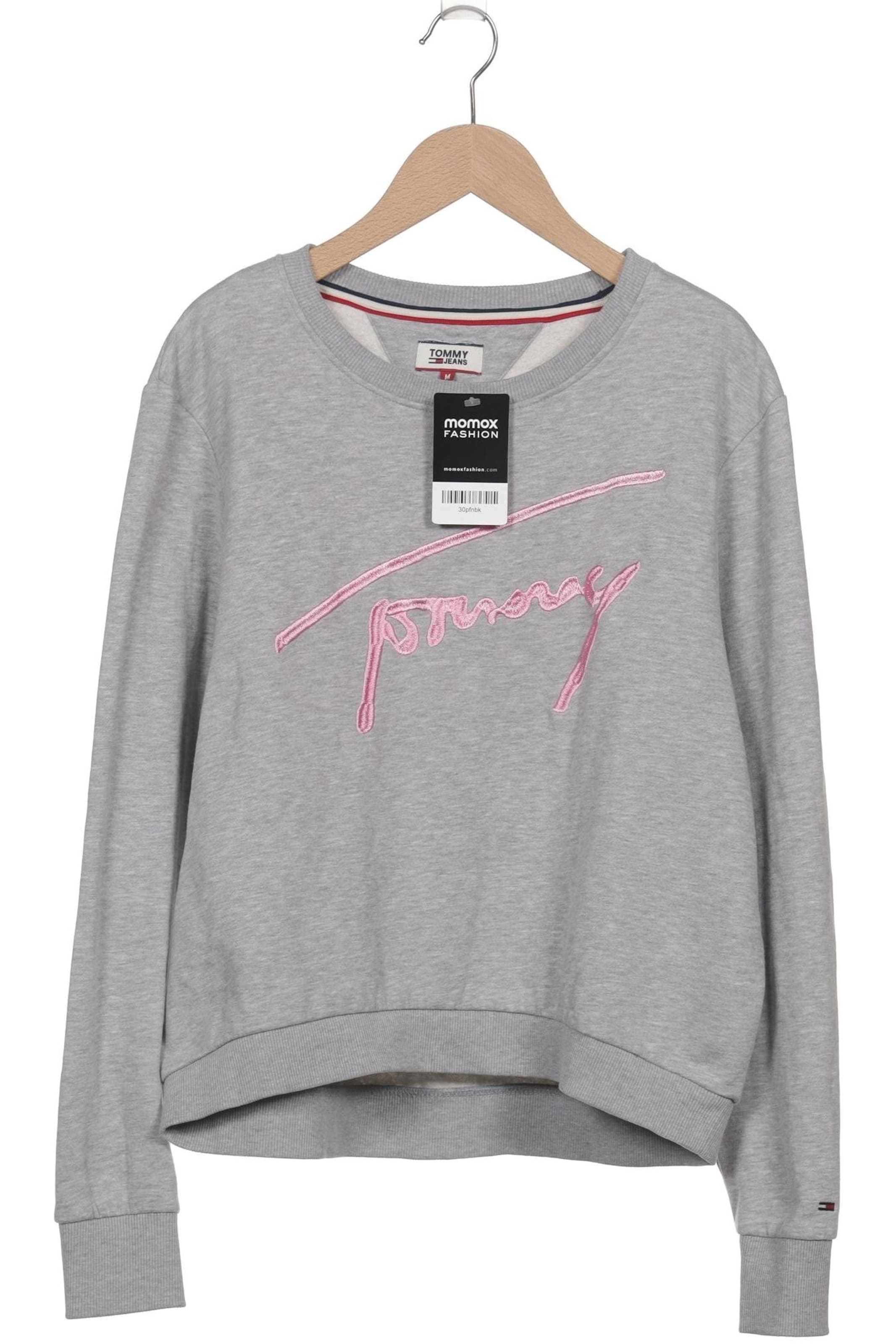 Tommy Jeans Sweatshirt & Zip-Up Hoodie in M in Grey: front