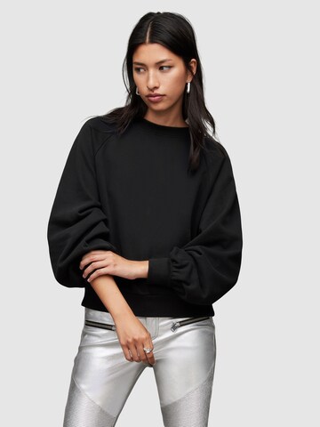 AllSaints Μπλούζα φούτερ σε μαύρο: μπροστά