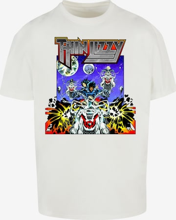 Merchcode Shirt 'Thin Lizzy - Vagabonds Of The Western World' in White: front