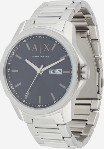Montre à affichage analogique ARMANI EXCHANGE en argent : devant