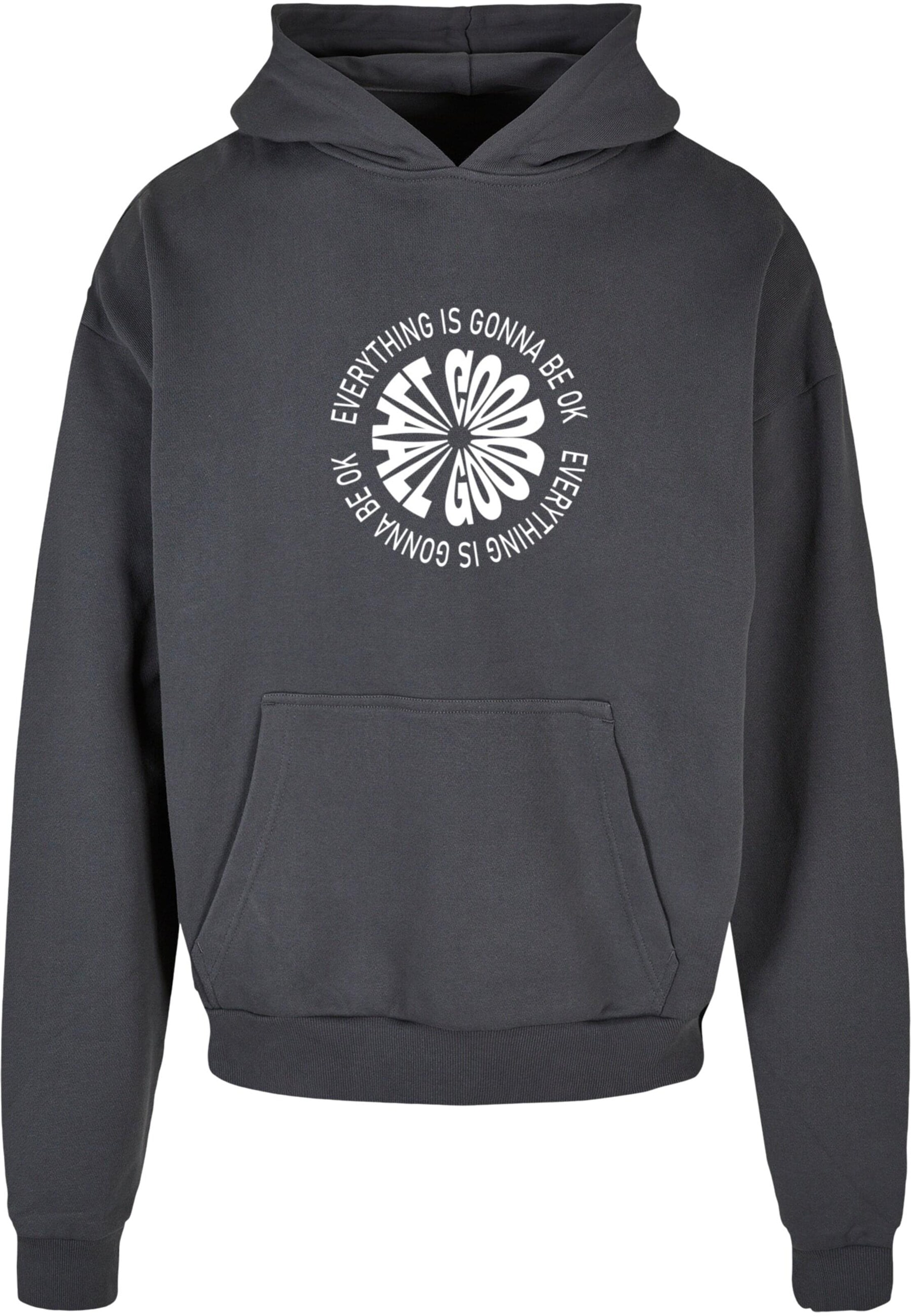 Merchcode Sweatshirt 'All Good' in Grijs: voorkant