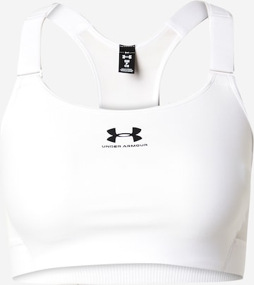 balta UNDER ARMOUR Biustjė Sportinė liemenėlė: priekis