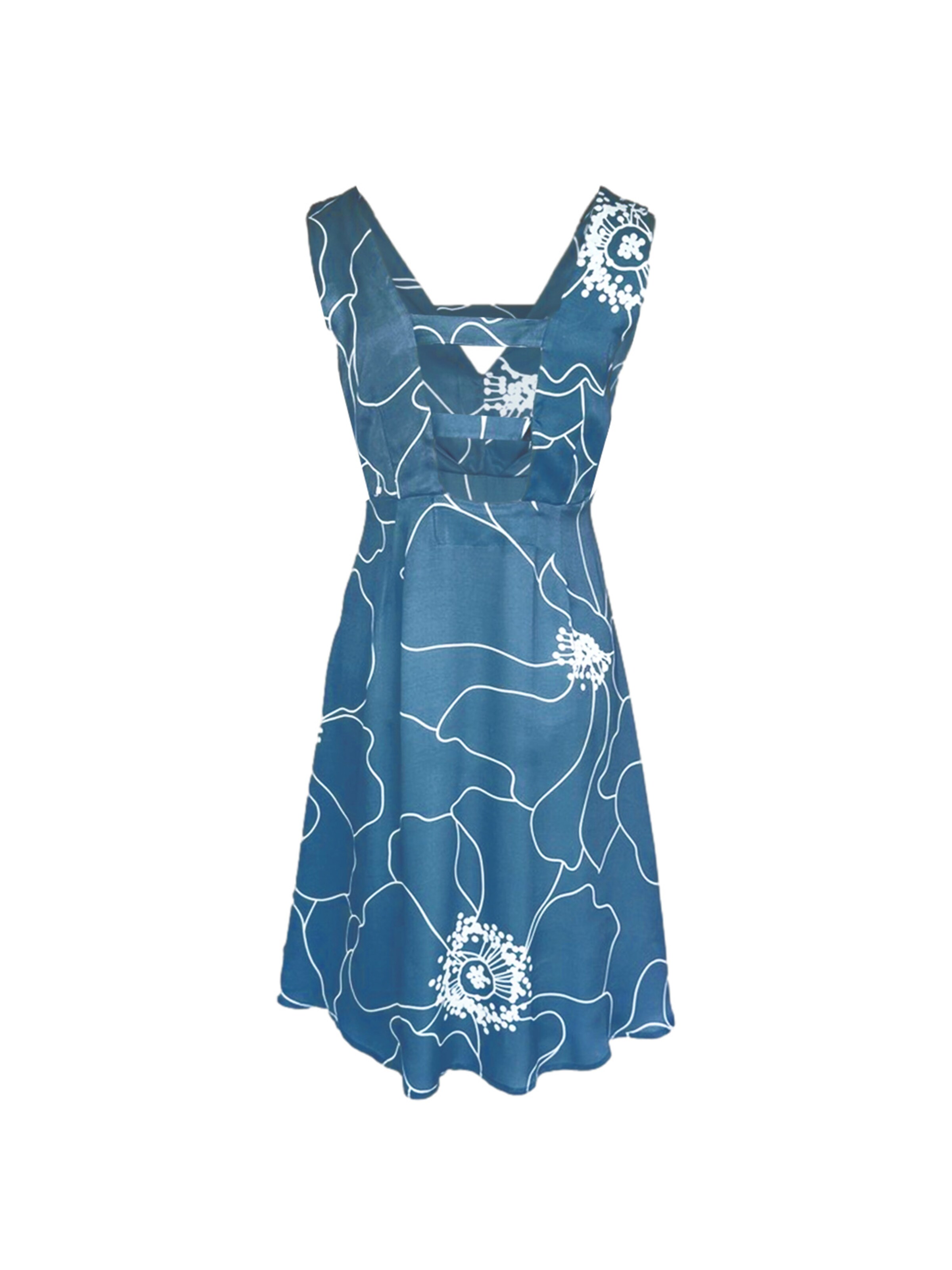 Robe Haris Cotton en bleu