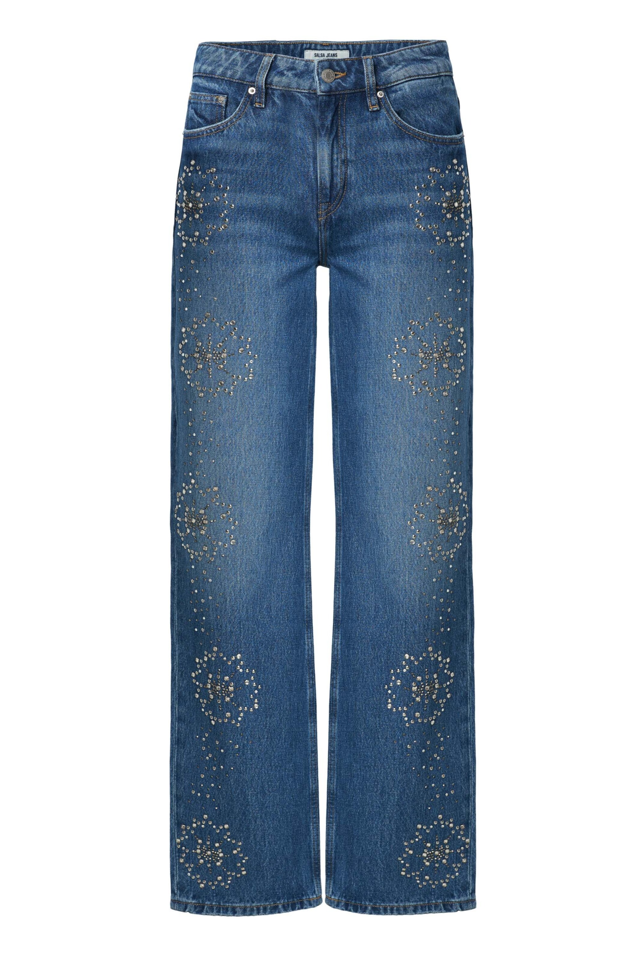 Wide Leg Jean 'True' Salsa Jeans en bleu : devant