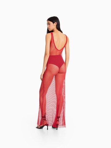 Bershka Beach dress in Red