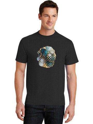 HUSKSWARE Shirt 'Grafik' in Black: front