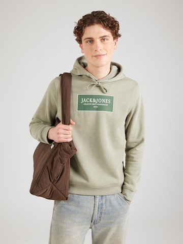 JACK & JONES - Sudadera 'JORGREENE' en verde: frente