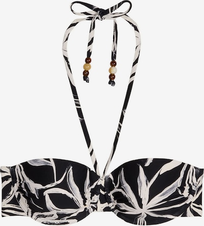 Marc O'Polo Bikini top ' Abstract Floral ' in 70/A in Black / White, Item view