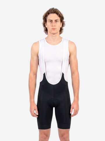 Skinny Pantalon de sport 'Wulibike Herren Radhose Kompression 3D-Polster 3-Taschen' WULIBIKE en noir