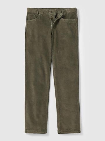 Hiltl Regular Pants 'Dean - Casual Corduroy' in Green: front