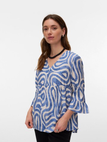 MAMALICIOUS Bluse in Blau