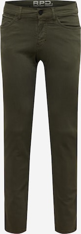 REDPOINT Slim fit Jeans 'Katana' in Green: front