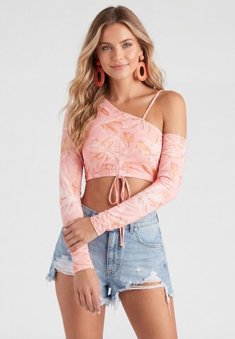 IZIA Blouse in Orange: front