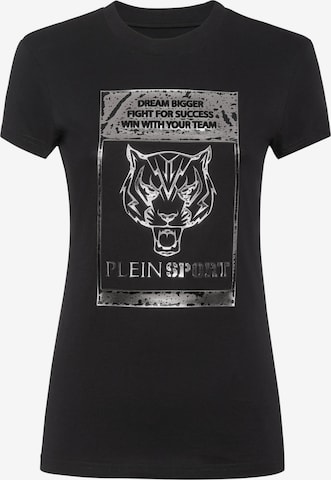 Plein Sport Shirt 'Tiger' in Black: front