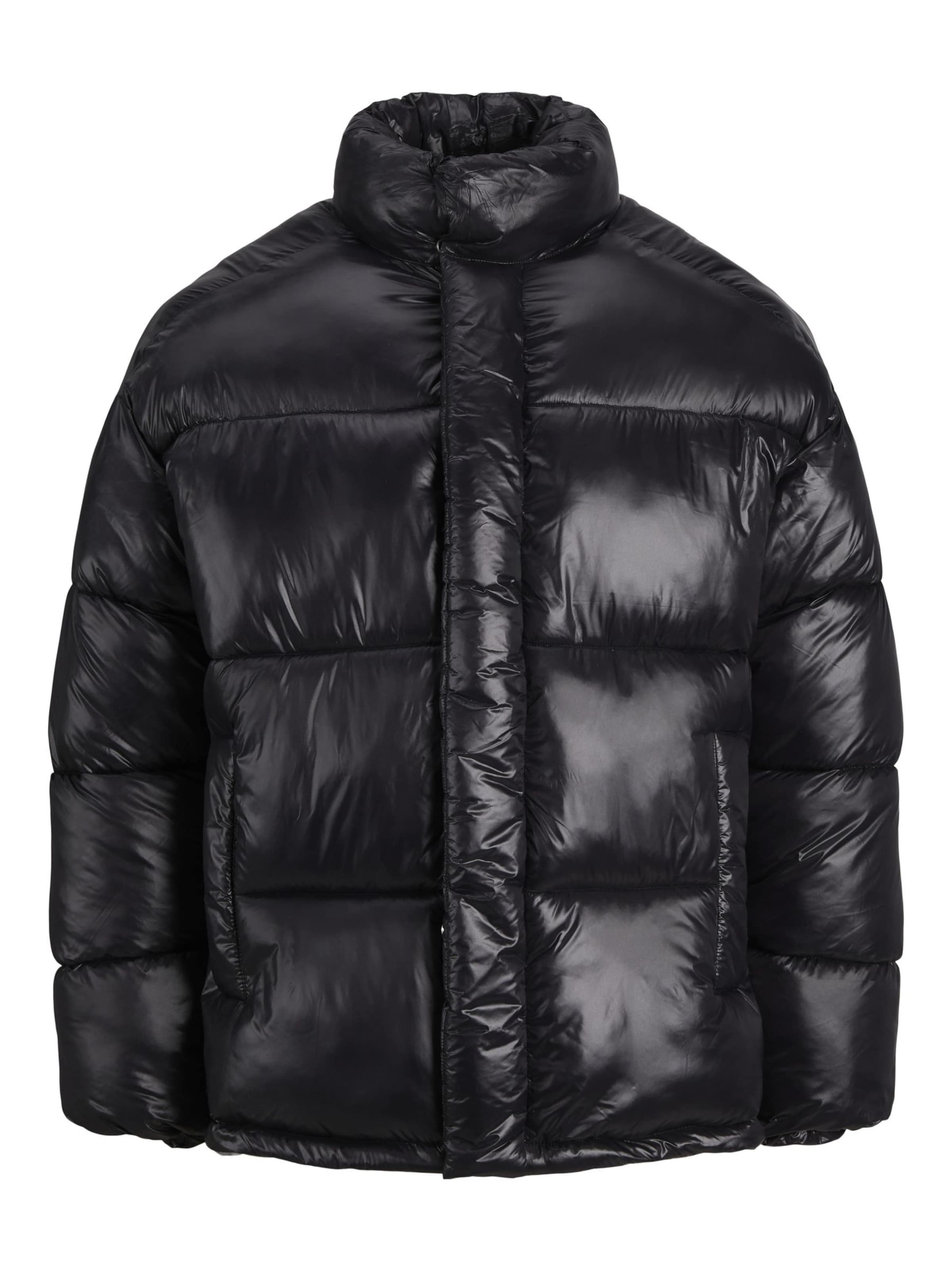 JACK & JONES Winterjacke in Schwarz: Vorderseite
