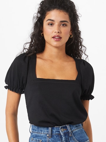 River Island - Blusa 'Square' em preto