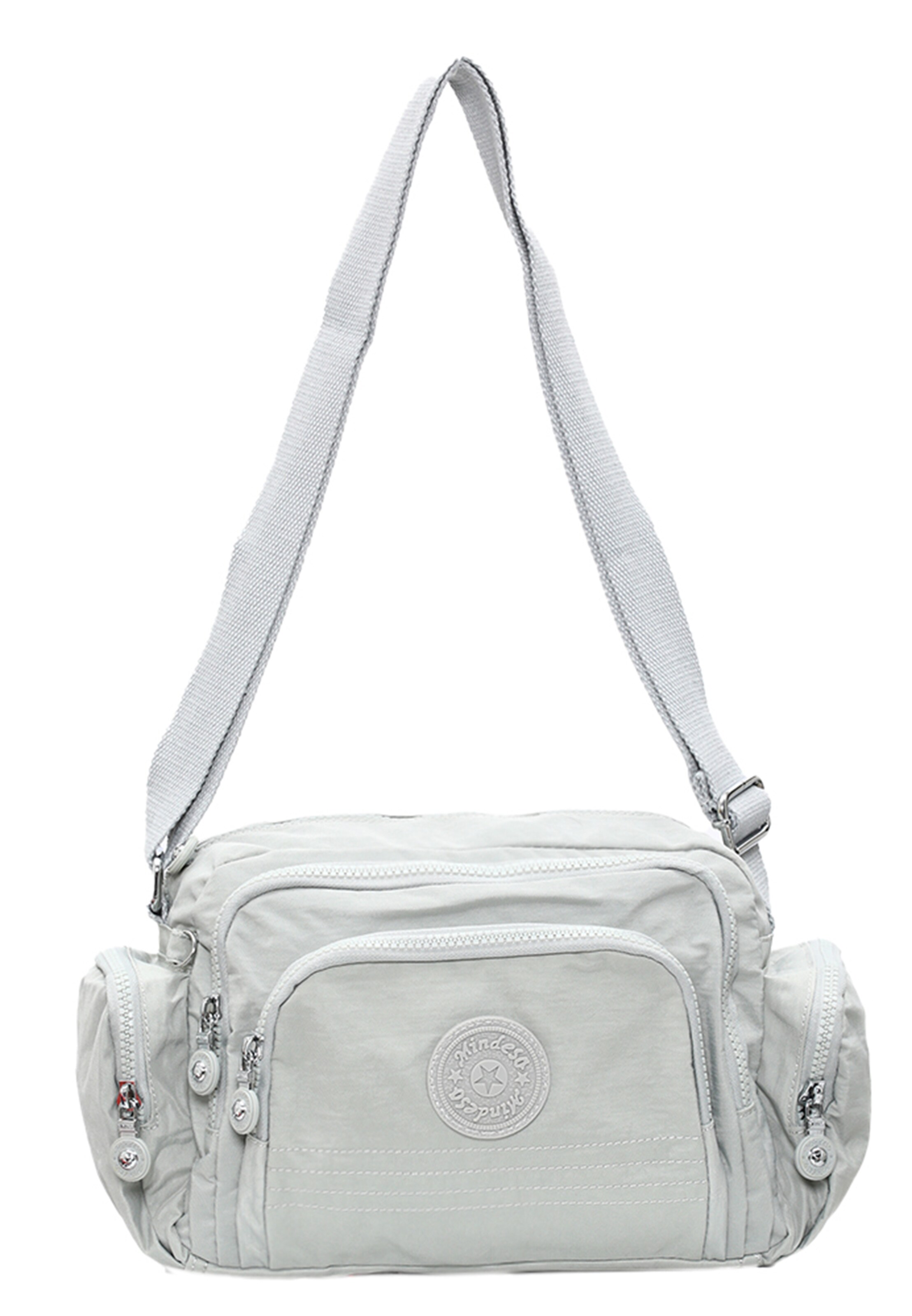 Mindesa - Mala de ombro em cinzento: frente