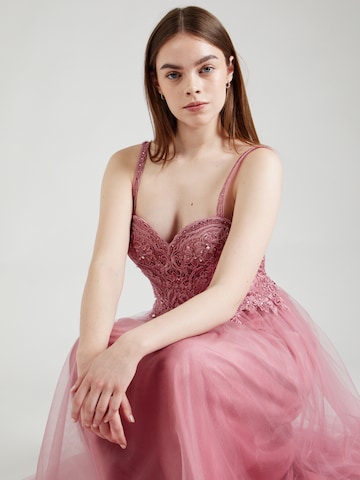 Robe de soirée Laona en rose