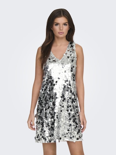 JDY Cocktailkleid 'CLAIRE' in silber, Produktansicht