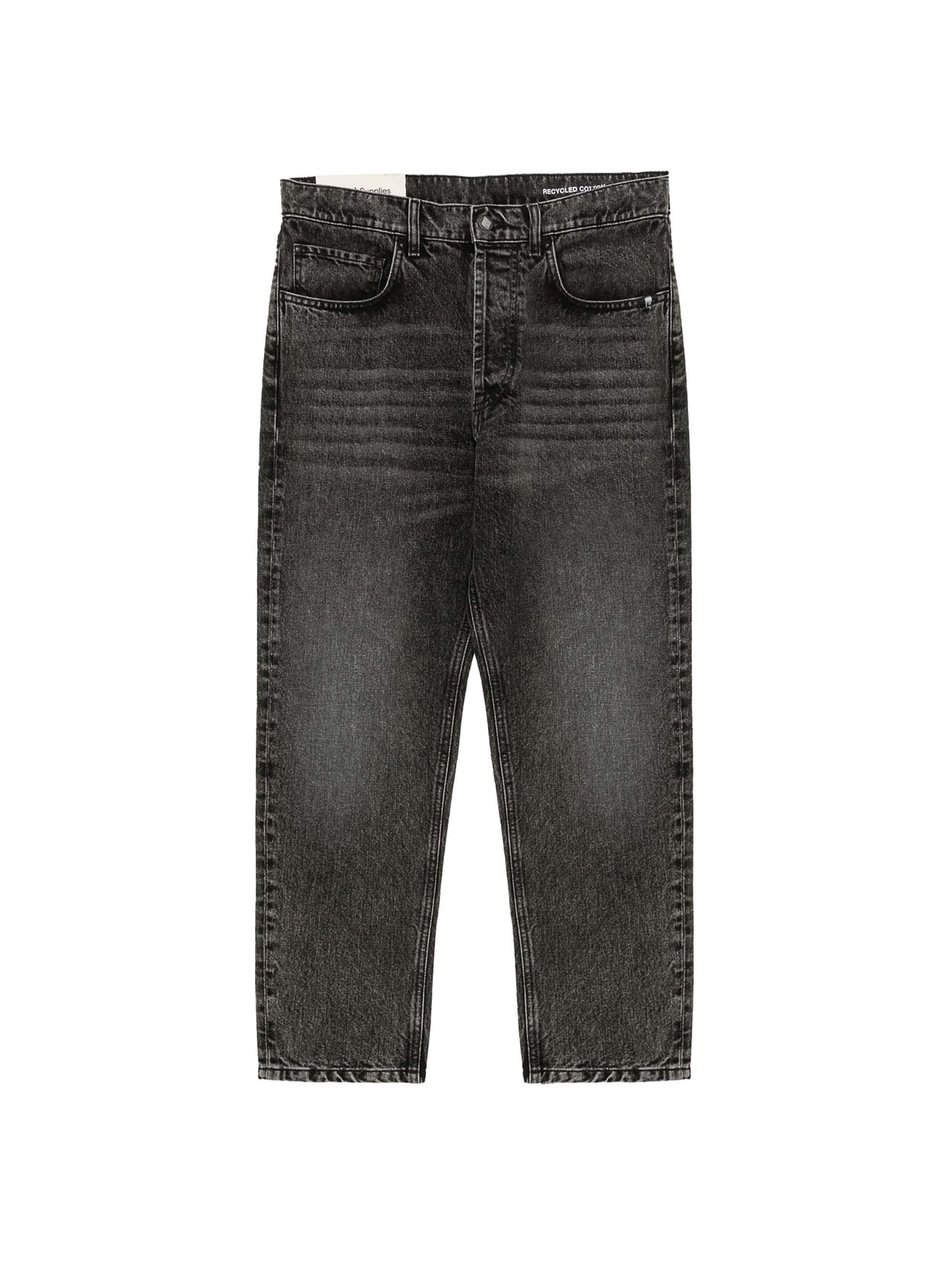 AMISH Loosefit Jeans 'Jeremiah Man' in Zwart: voorkant