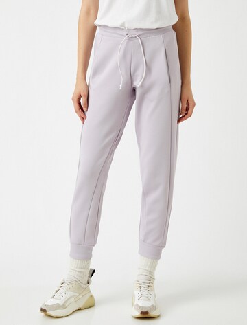 Koton Tapered Hose in Lila: Vorderseite