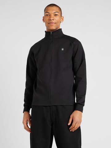 Veste de survêtement G-Star RAW en noir : devant