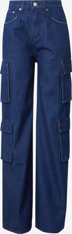 GLAMOROUS - Pierna ancha Pantalón vaquero cargo en azul: frente