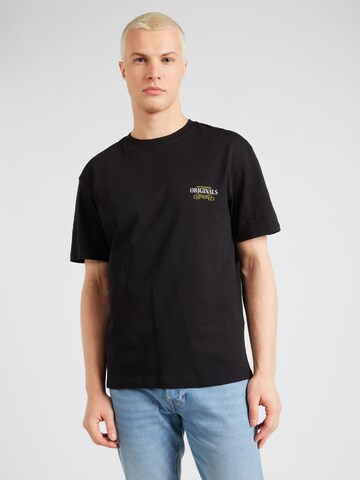 Tricou 'COZY' de la JACK & JONES pe negru