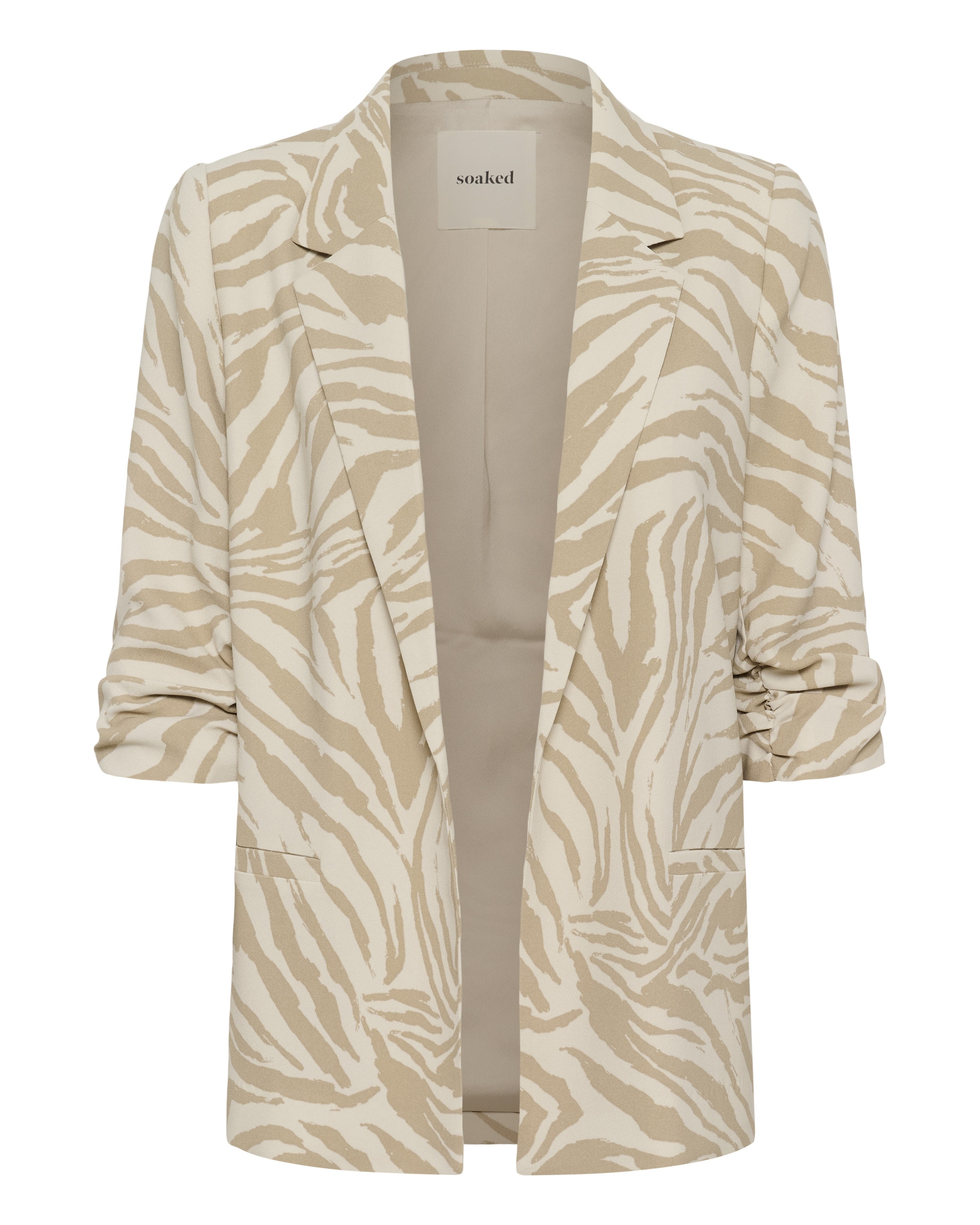 SOAKED IN LUXURY Blazer 'Shirley' i beige: forside