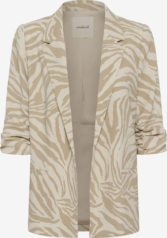 Blazer 'Shirley' SOAKED IN LUXURY en beige : devant