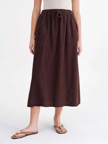 MixRay Skirt in Brown: front