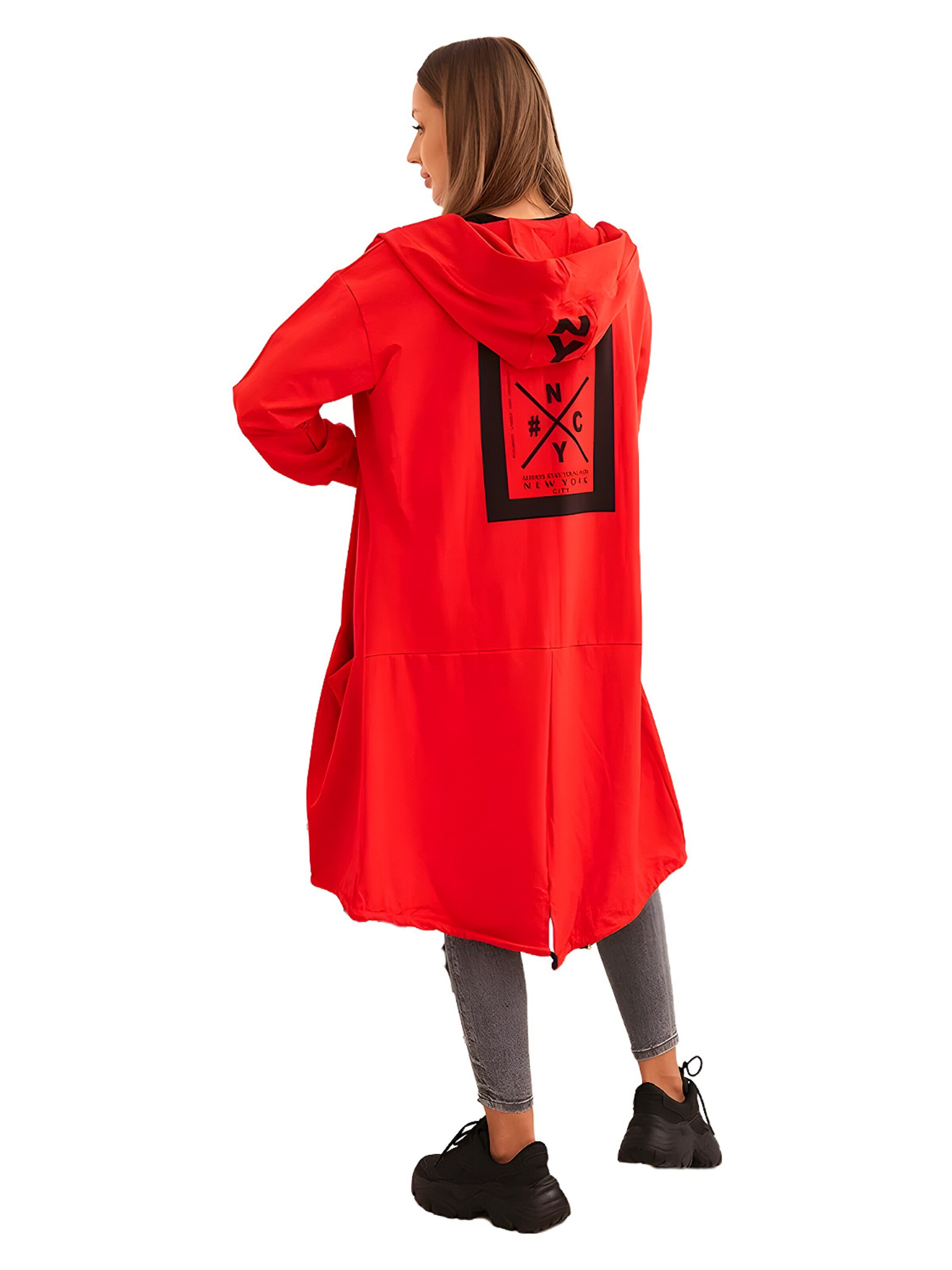 Lumera Gebreid vest in Rood