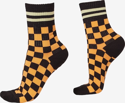 CALZEDONIA Socken in gelb / orange / schwarz, Produktansicht