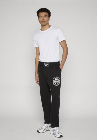 LONSDALE Loose fit Trousers 'Hauxley' in Black