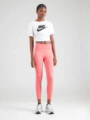 NIKE Kitsas Spordipüksid 'SWIFT', värv oranž