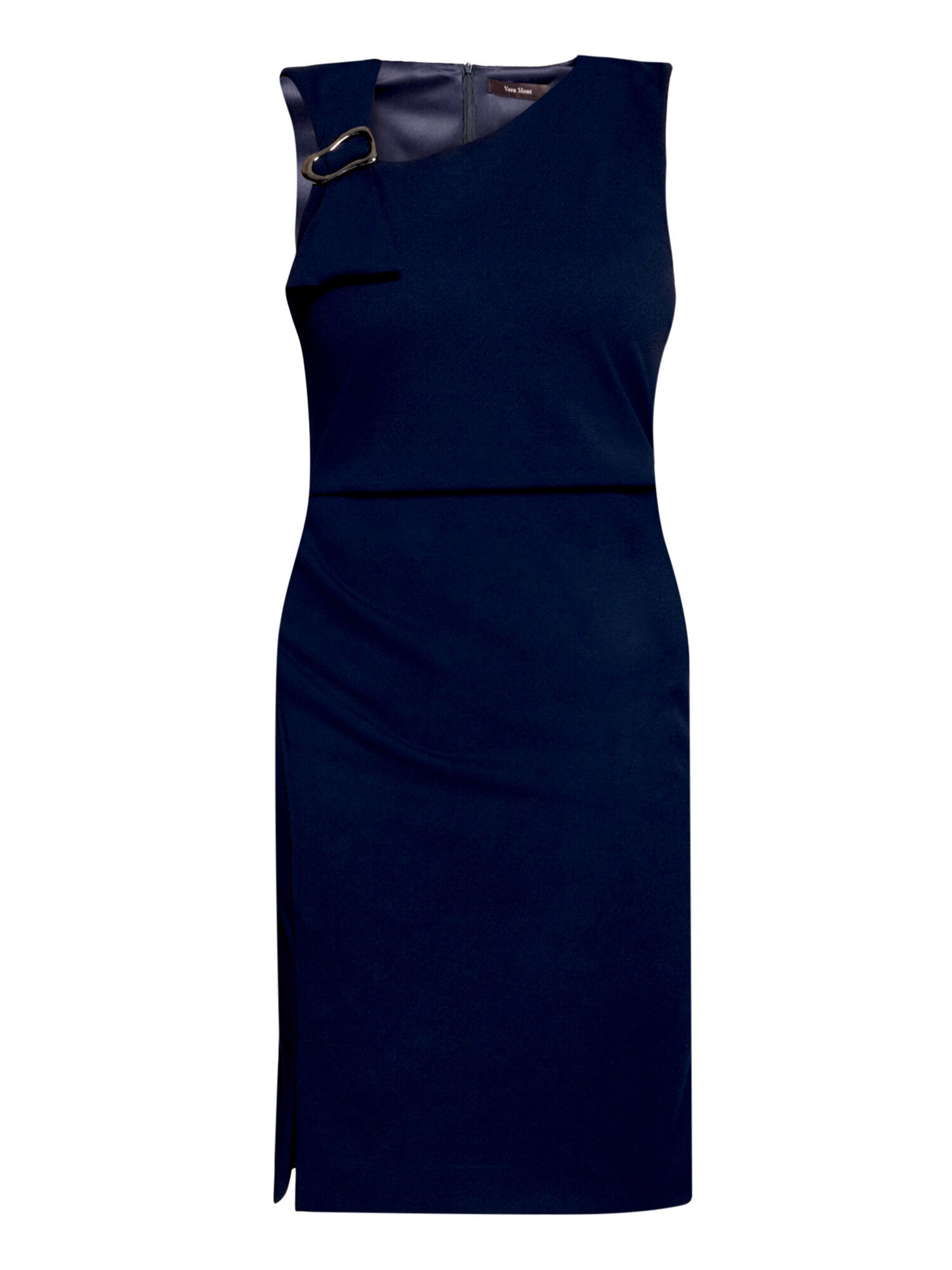 Vera Mont Cocktailkleid ohne Arm in 36 in nachtblau, Produktansicht