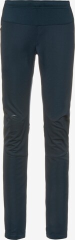 VAUDE Skinny Outdoor Pants 'Wintry' in Blue: front