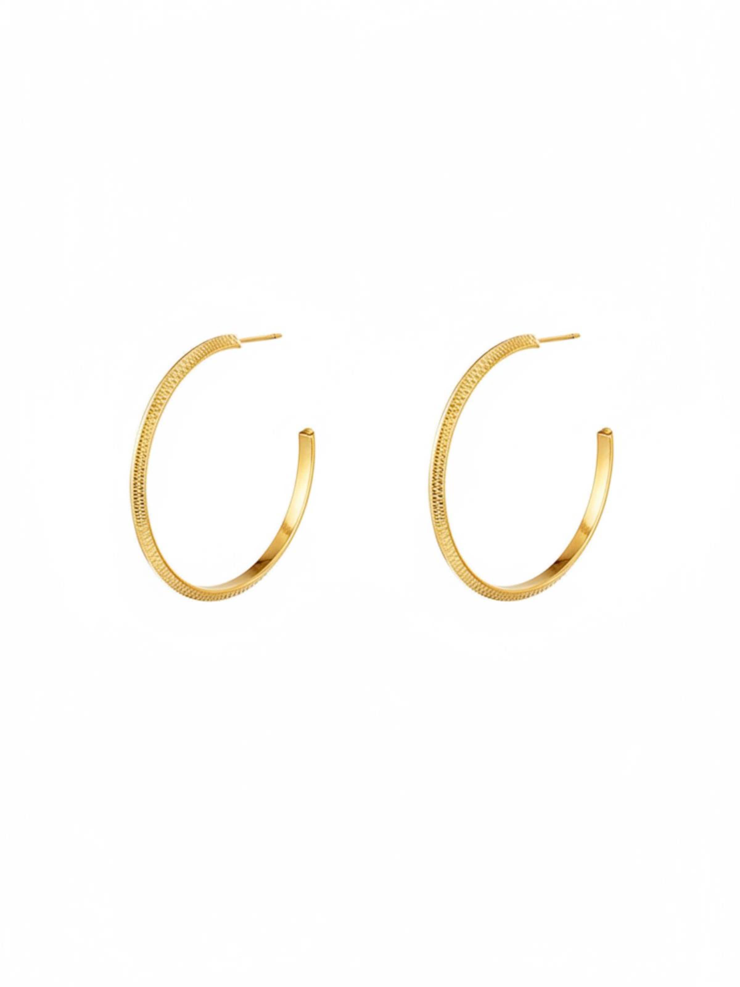 Cala Rose Ohrringe 'DIAMOND'‌‌‌‌‌‌‌‌ in Gold: Vorderseite