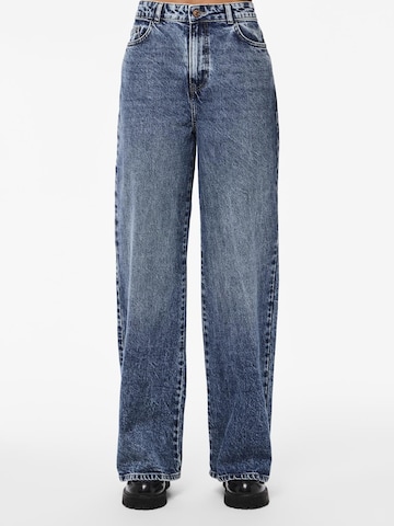 PIECES Wide leg Jeans 'Selma' in Blue: front