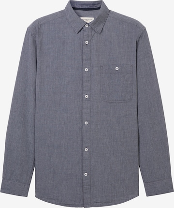 TOM TAILOR Hemd in Blau: Vorderseite
