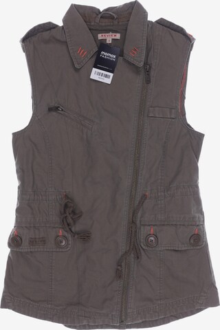 Review Vest in M in Brown: front