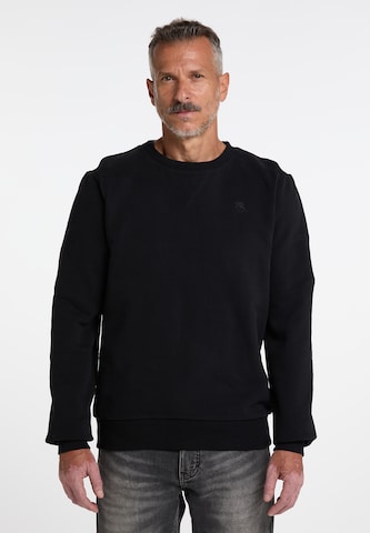 Schmuddelwedda Sweatshirt in Zwart: voorkant