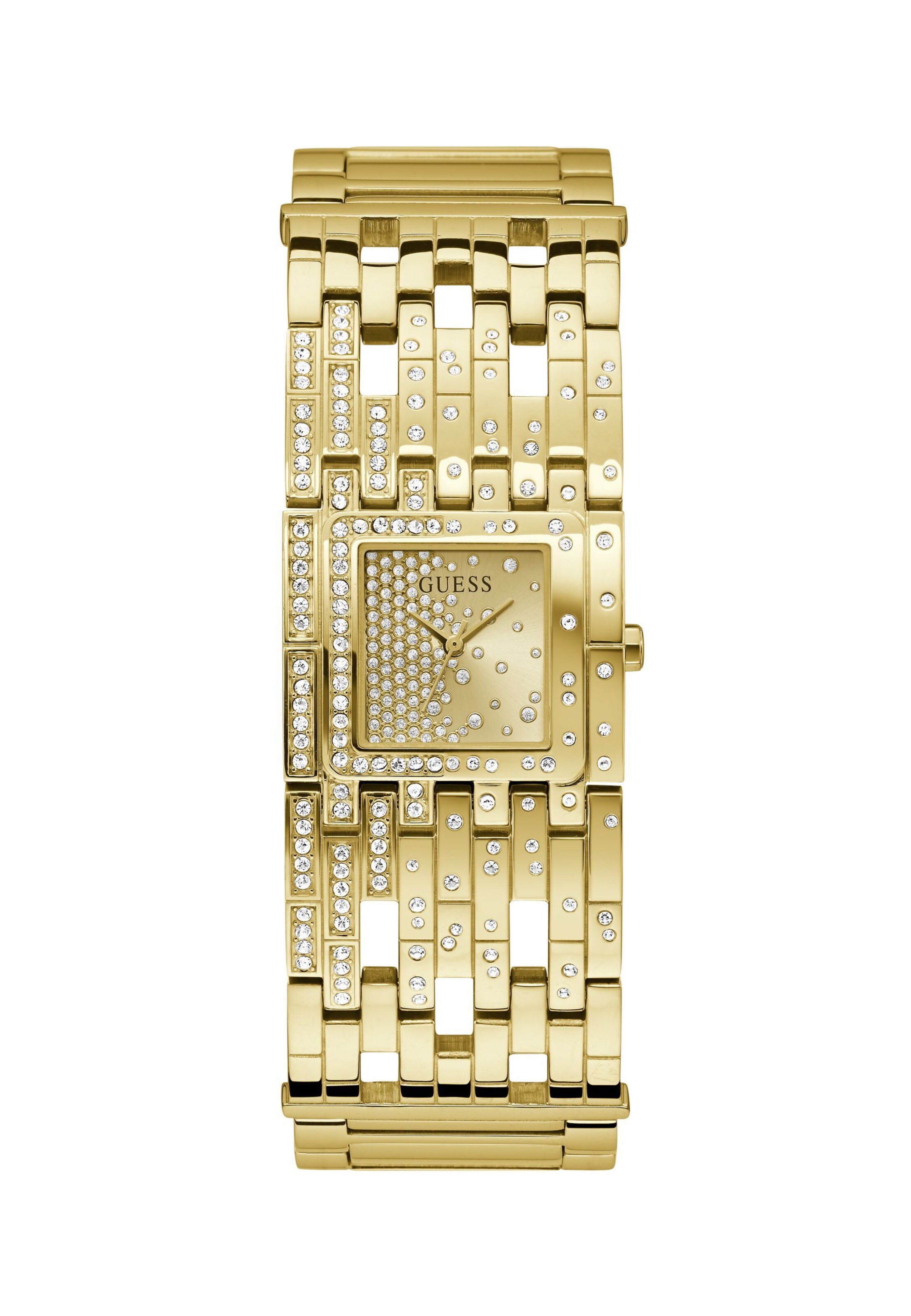 Montre à affichage analogique 'Waterfall' GUESS en or : devant